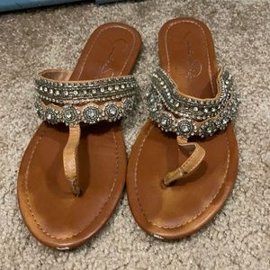 Rhinestone sandals